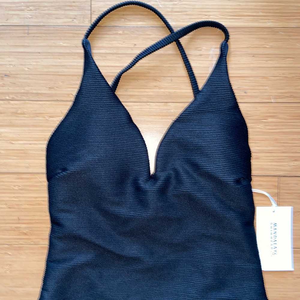 Mandalay Swimwear Black 1 Piece